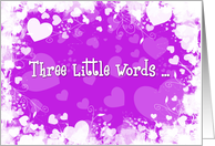 Purple Valentine Humorous card