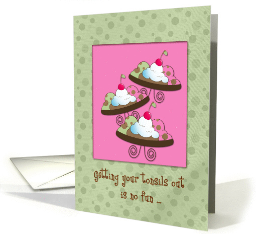 Get Well Tonsils card (324873)