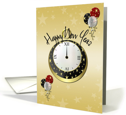 New Year Gold card (327250)
