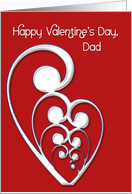 Valentine Dad card