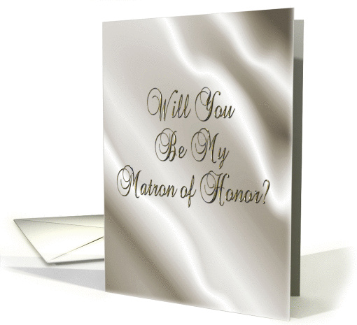 Will You Be My Matron of Honor? card (338813)