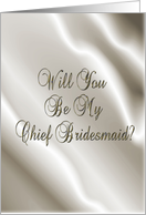 Will You Be My Chief Bridesmaid? card