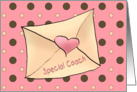 Valentine Coach card