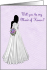 Maid of Honor Purple card