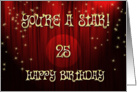 Happy Birthday Stage 25 card