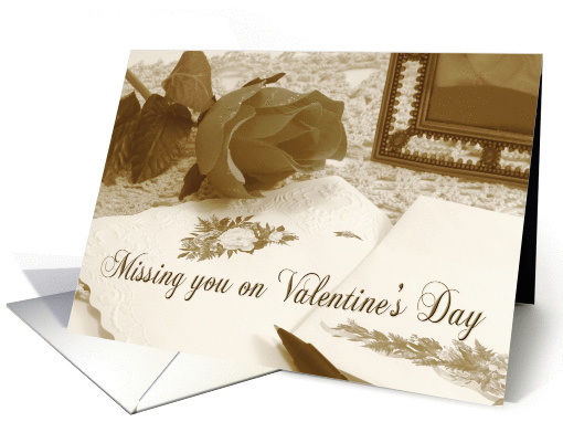Valentine's Day Missing You card (352398)