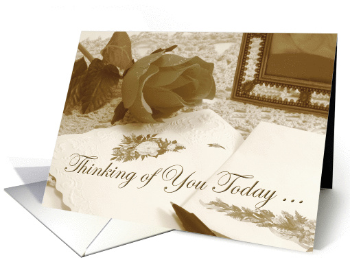Thinking of You Sepia card (352402)