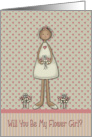 Will You Be My Flower Girl Ethnic card