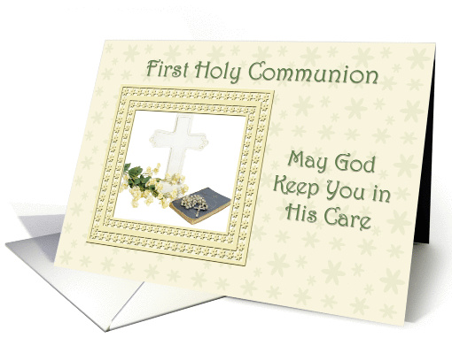 Holy Communion Yellow card (357494)