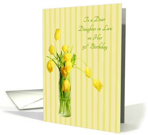 Daughter in Law 30th Birthday card (358489)