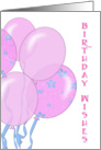 Birthday Balloons card