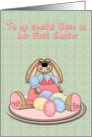 Niece First Easter card