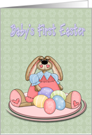 Baby’s First Easter card