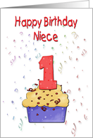 Niece’s First Birthday card