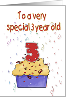 Third Birthday card