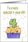 Fourth Birthday card