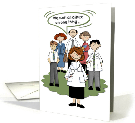 Dental Assistant Appreciation Female card (367517)
