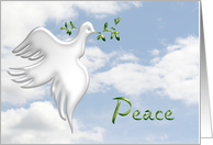 Peace Dove Notecard card