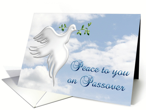 Peace Dove Passover card (381045)