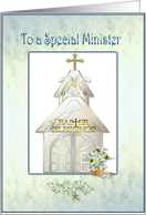 Easter Minister card