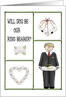 Will You Be Our Ring Bearer card