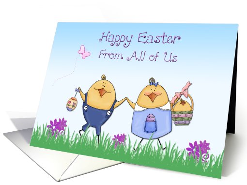 Easter Chick Family card (398404)