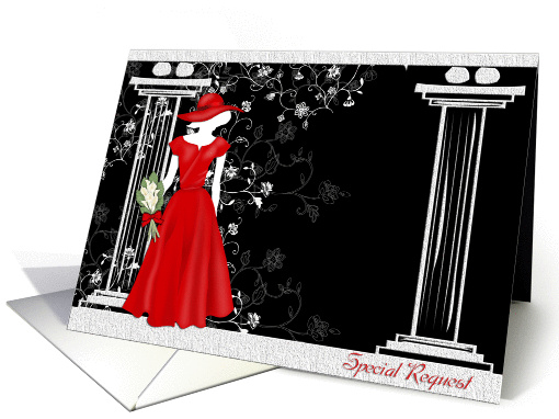 Maid of Honor Invitation card (400592)