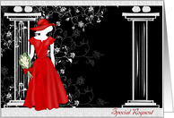 Matron of Honor Invitation card