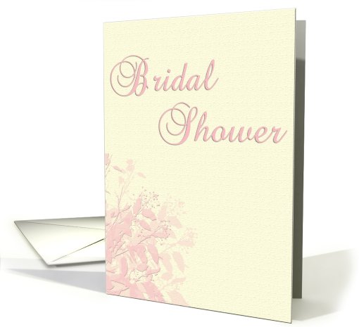 Bridal Shower Pink card (400725)