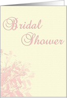 Bridal Shower Pink card