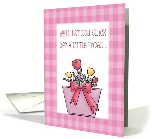 Administrative Professional Pink card (403612)