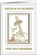 Communion Invitation card