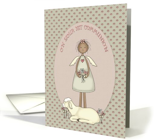 Communion Congratulations Girl card (403645)