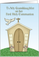 Communion Granddaughter card