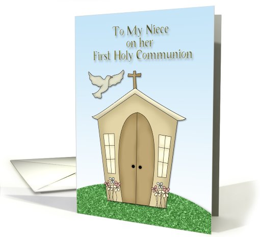 Communion Niece card (404033)