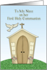 Communion Niece card