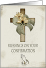 Confirmation Cross card