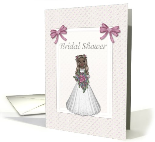 Pink Bridal Shower Invitation card (414310)