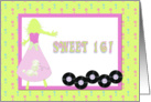 Retro Party Invitation card