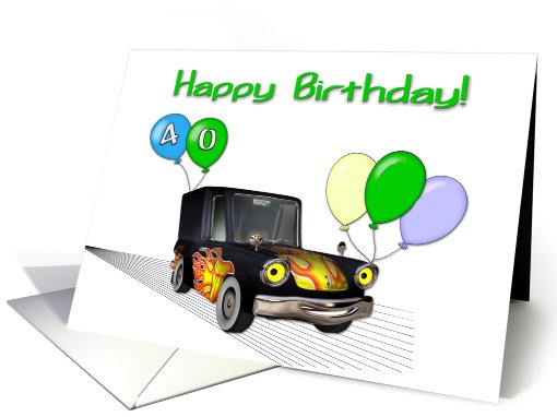40th Birthday card (421732)