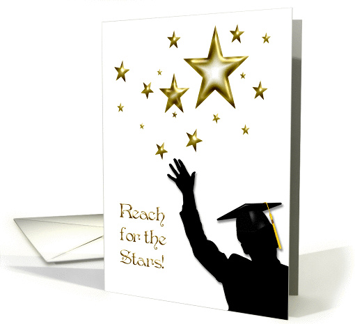 Graduate Congratulations Stars Male card (422286)