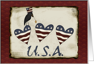 Patriotic Prim card