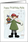 Birthday 7 Pirate card