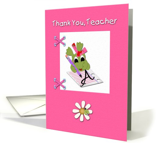 Thank You Teacher card (425130)