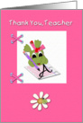 Thank You Teacher card