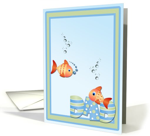 Father's Day Card Fish for Dad card (426012)