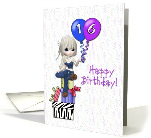 Sweet 16 card (428514)