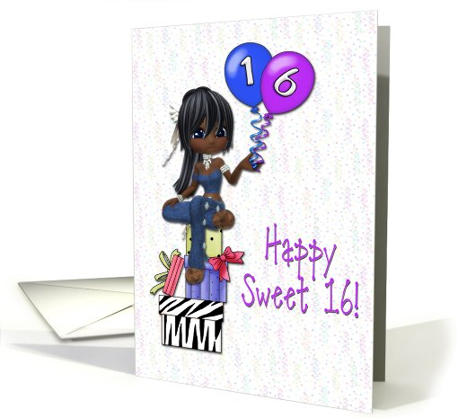 Sweet 16 card (428936)