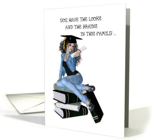 Smart Girl Graduate card (430099)