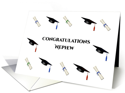 Congratulations Graduate Nephew card (430281)